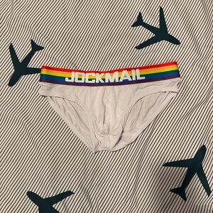 Men’s bikini brief underwear. Fits a USA Medium